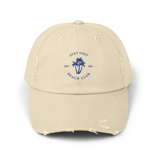 Beach Club Distressed Cap