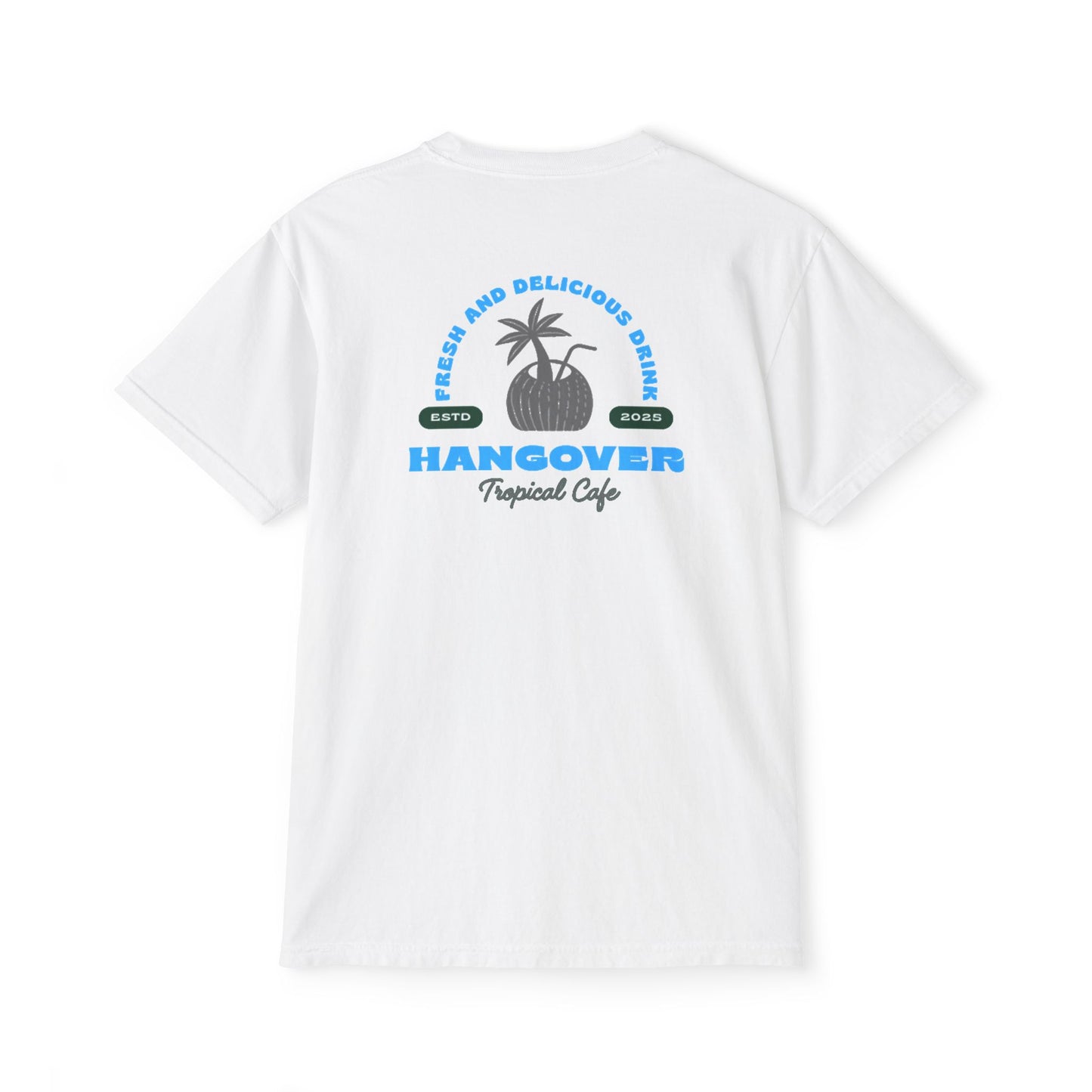 Hangover Tropical Cafe Pocket T-Shirt