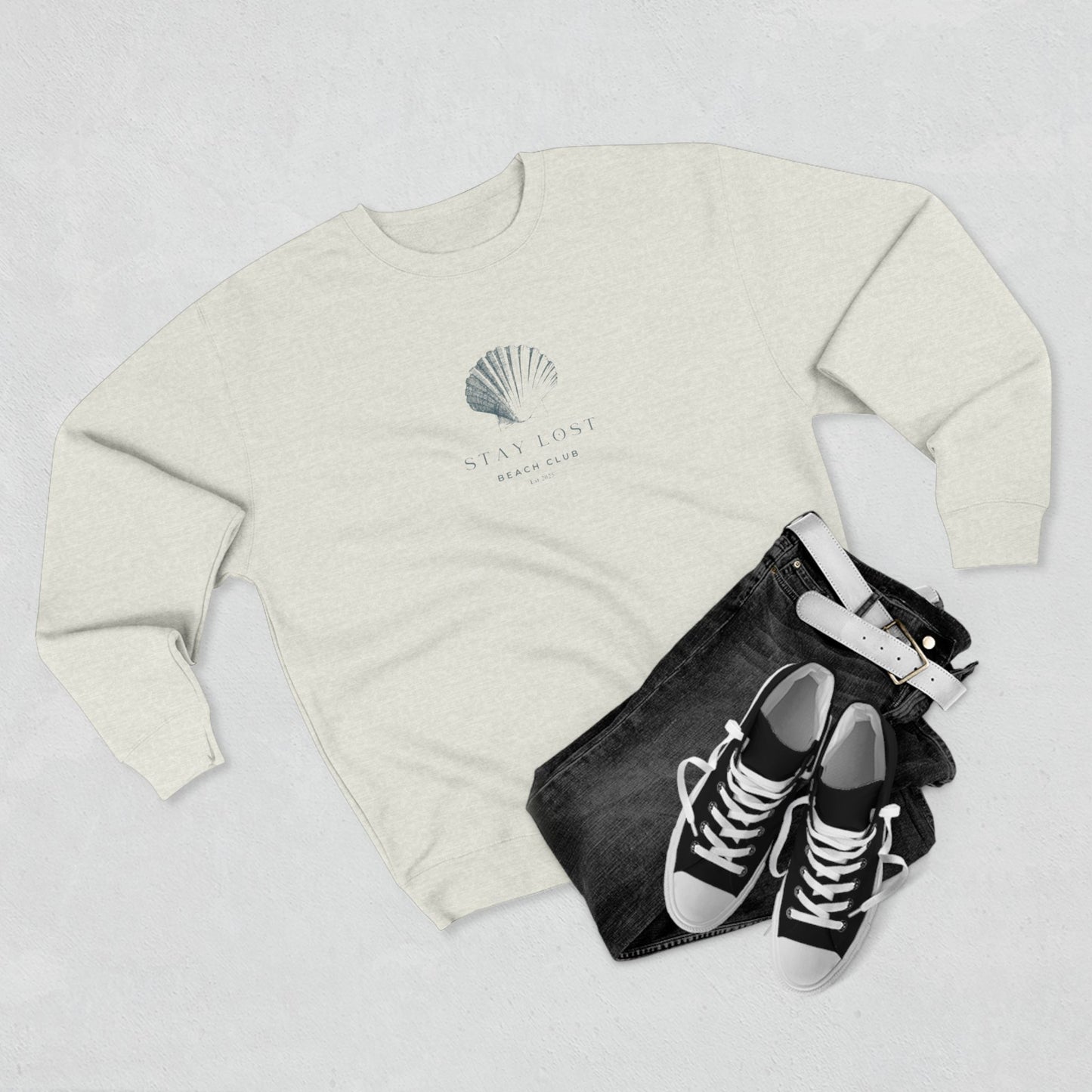 Shell club crewneck