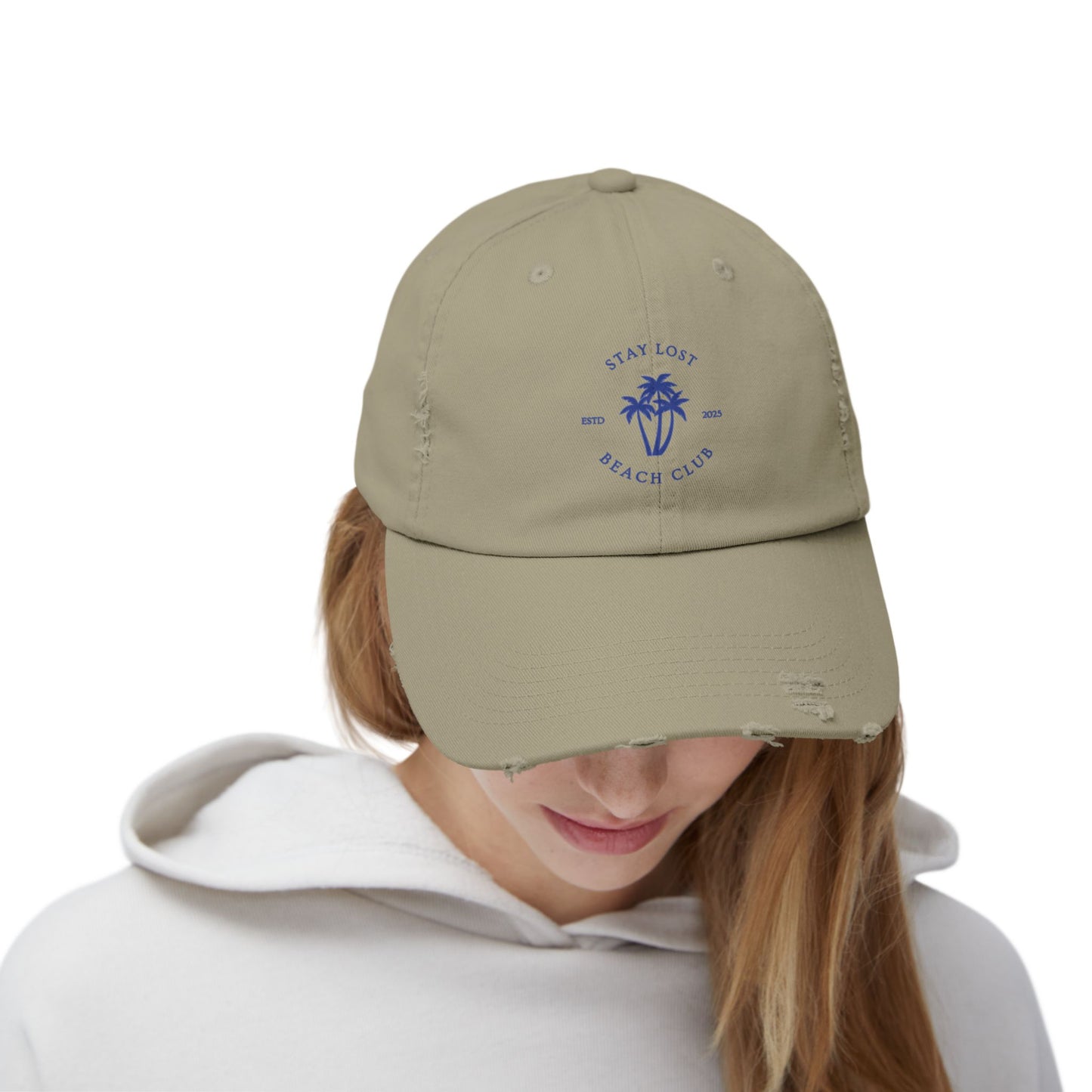 Beach Club Distressed Cap