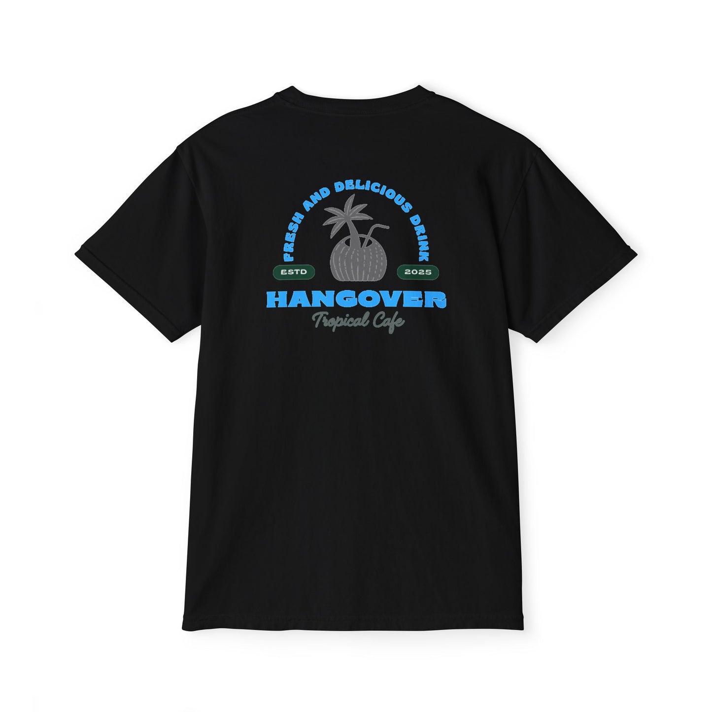 Hangover Tropical Cafe Pocket T-Shirt